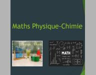 Cours de physique-chimie ou maths