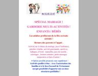 Garderie multi-activités spécial mariage ?