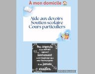 Aide aux devoirs / Cours particuliers / Soutien scolaire ✍️